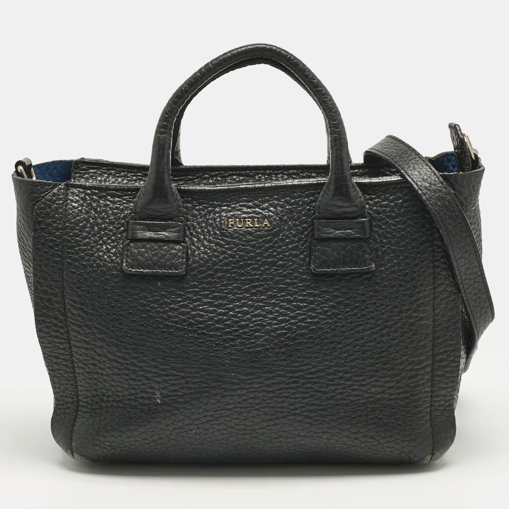 Furla Black Leather Capriccio Tote Furla Black Leather Capriccio Tote