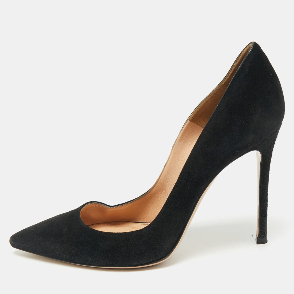 Gianvito Rossi Black Suede Gianvito 105 Pumps Size 37 Gianvito Rossi Black Suede Gianvito 105 Pumps Size 37