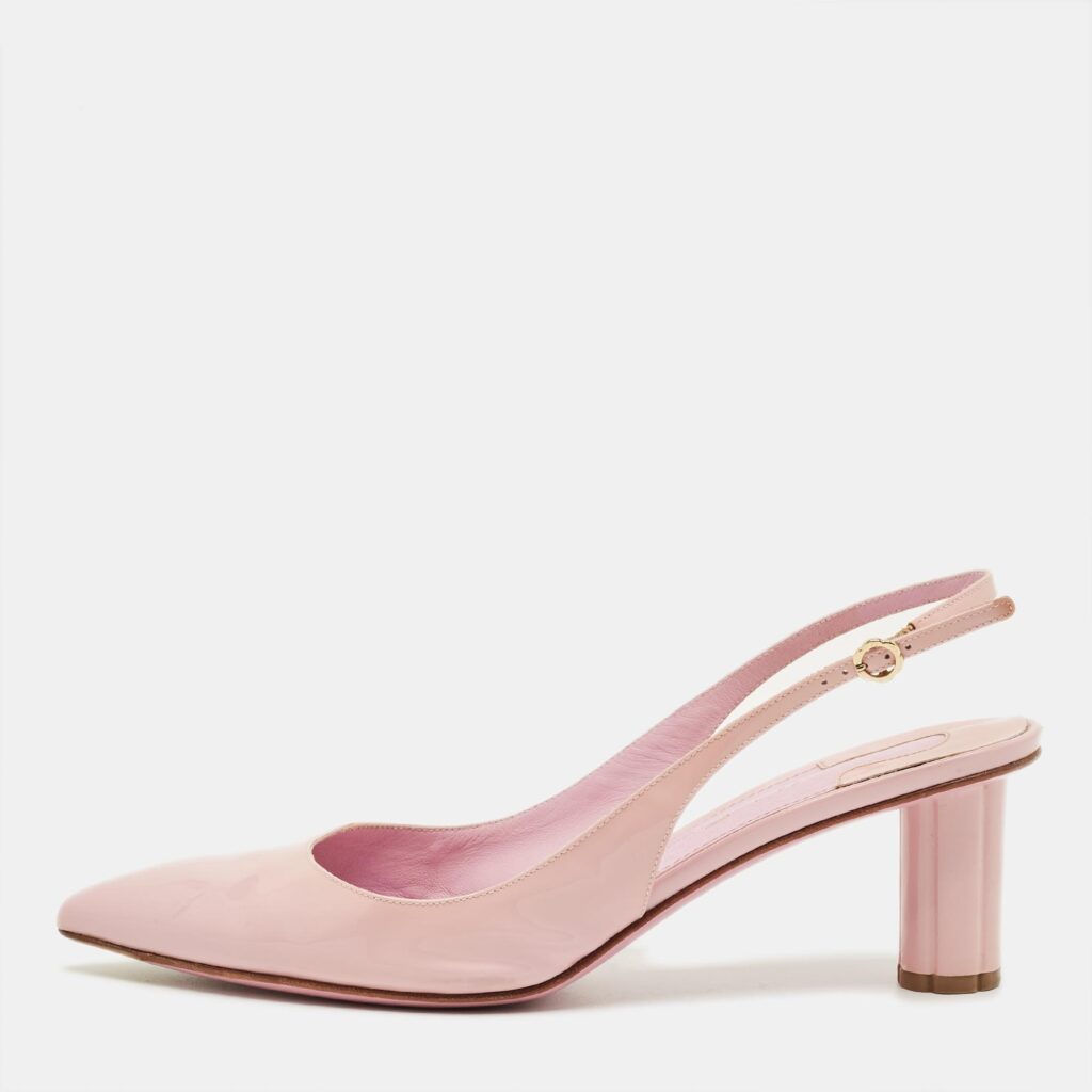 Gianvito Rossi Purple Patent Leather Slingback Pointed Toe Pumps Size 40 Gianvito Rossi Purple Patent Leather Slingback Pointed Toe Pumps Size 40