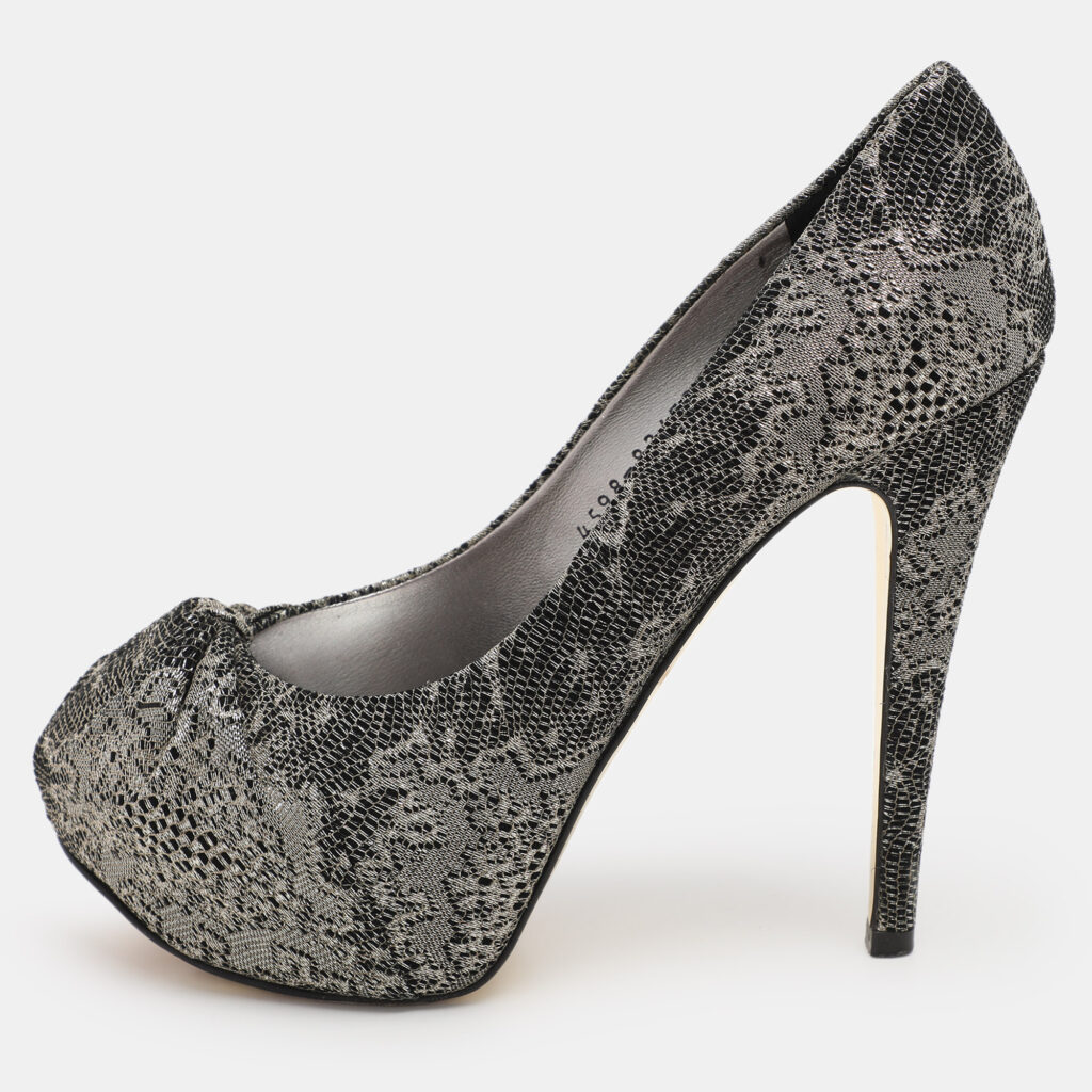 Gina Metallic Lace Platform Pumps Size 37.5 Gina Metallic Lace Platform Pumps Size 37.5
