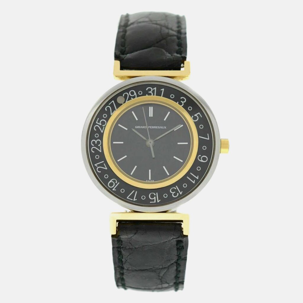 Girard-Perregaux Integrale Quartz Stainless Steel Yellow Gold Women's Wristwatch 32mm Girard-Perregaux Integrale Quartz Stainless Steel Yellow Gold Women's Wristwatch 32mm