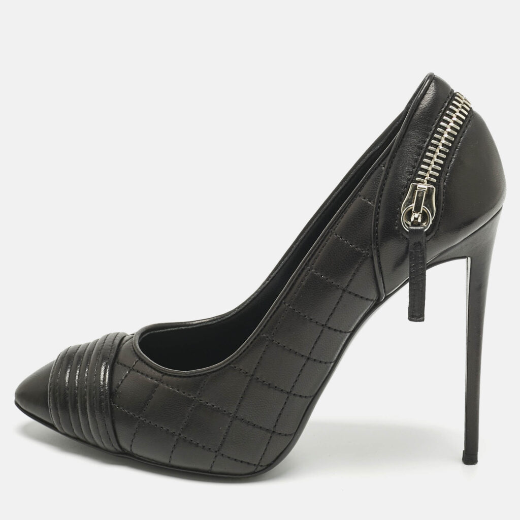 Giuseppe Zanotti Black Leather Olinda Pumps Size 39