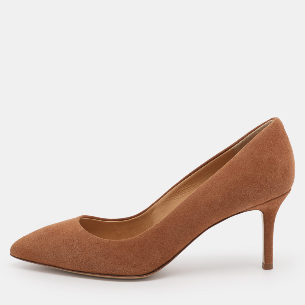 Giuseppe Zanotti Brown Suede Pumps Size 36