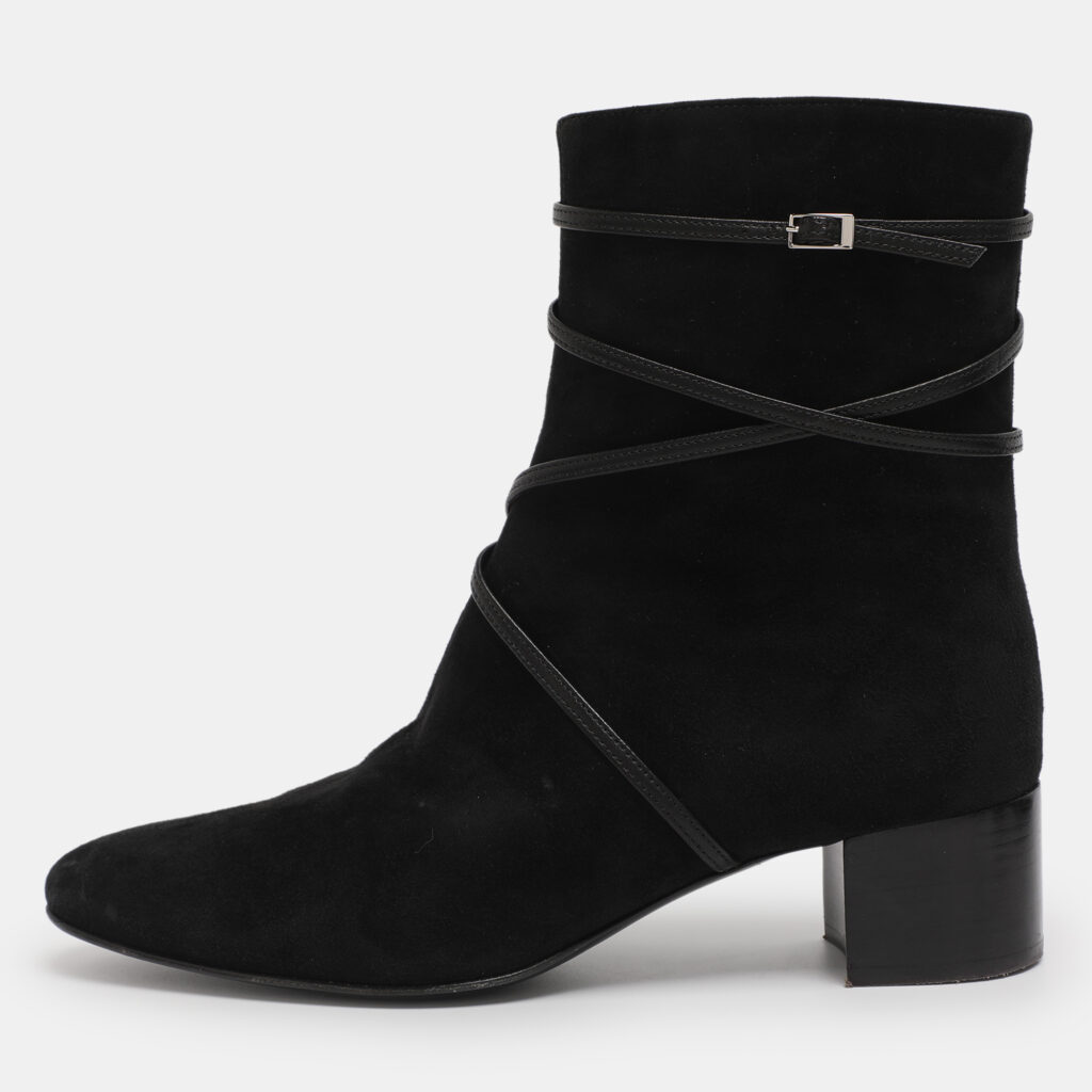 Giuseppe Zanotti Black Suede Mid Calf Boots Size 36 Giuseppe Zanotti Black Suede Mid Calf Boots Size 36