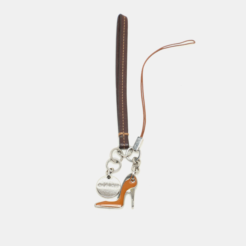 Givenchy Brown Leather Cell Phone Charm Givenchy Brown Leather Cell Phone Charm
