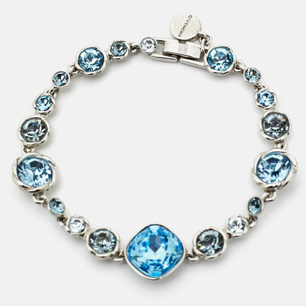 Givenchy Crystals Silver Tone Bracelet Givenchy Crystals Silver Tone Bracelet