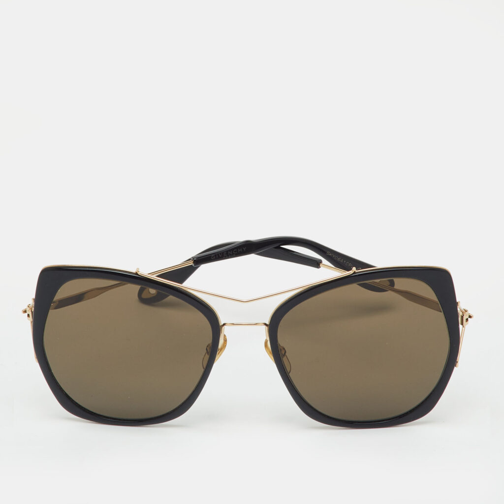 Givenchy Black/Gold Tone GV7031/S Cat Eye Sunglasses Givenchy Black/Gold Tone GV7031/S Cat Eye Sunglasses