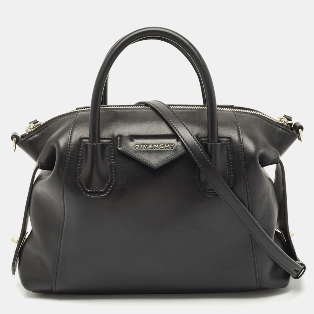Givenchy Black Leather Small Soft Antigona Satchel Givenchy Black Leather Small Soft Antigona Satchel