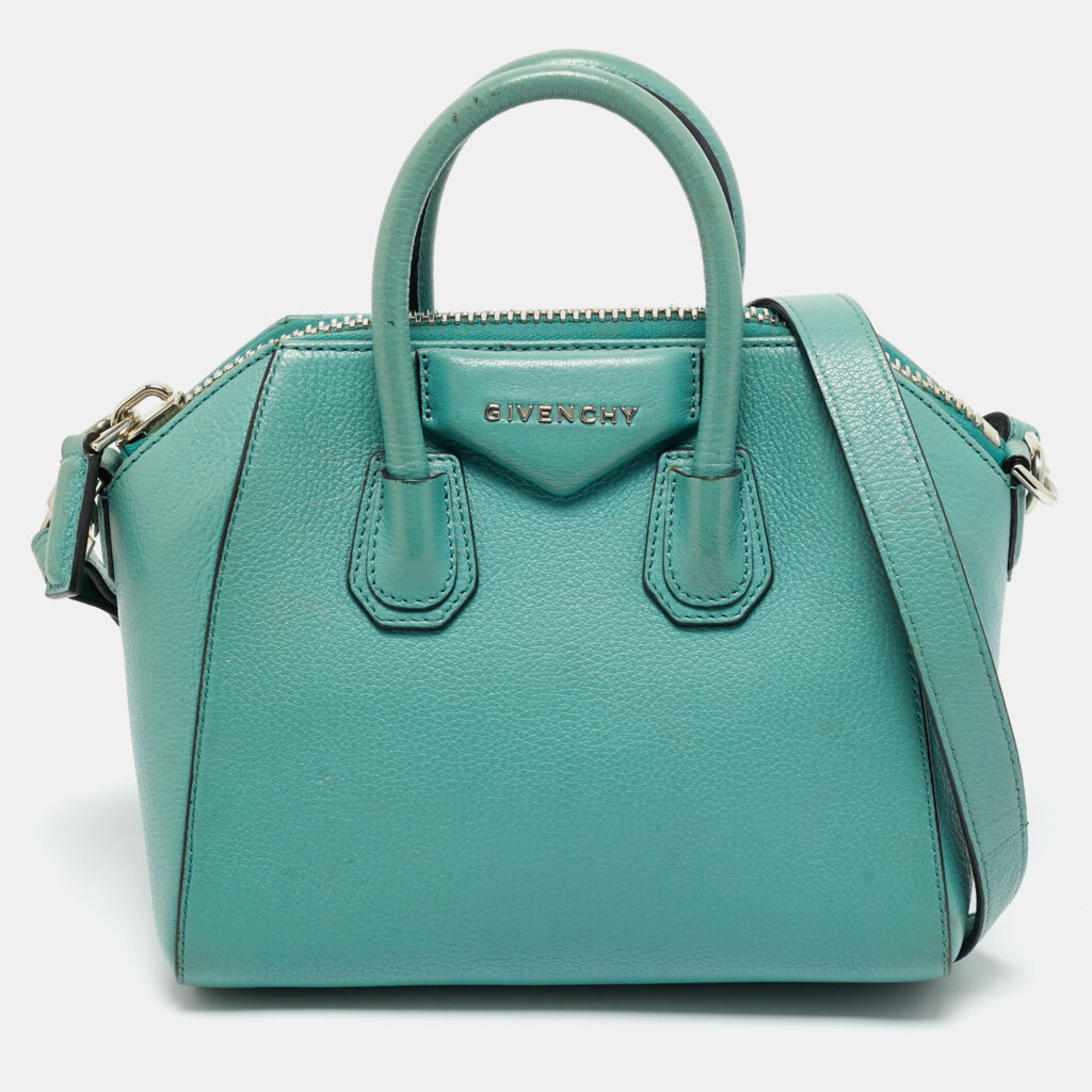 Givenchy Aqua Leather Mini Antigona Satchel