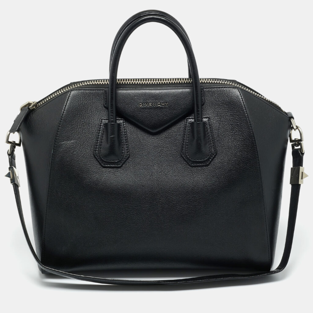 Givenchy Black Leather Medium Antigona Satchel