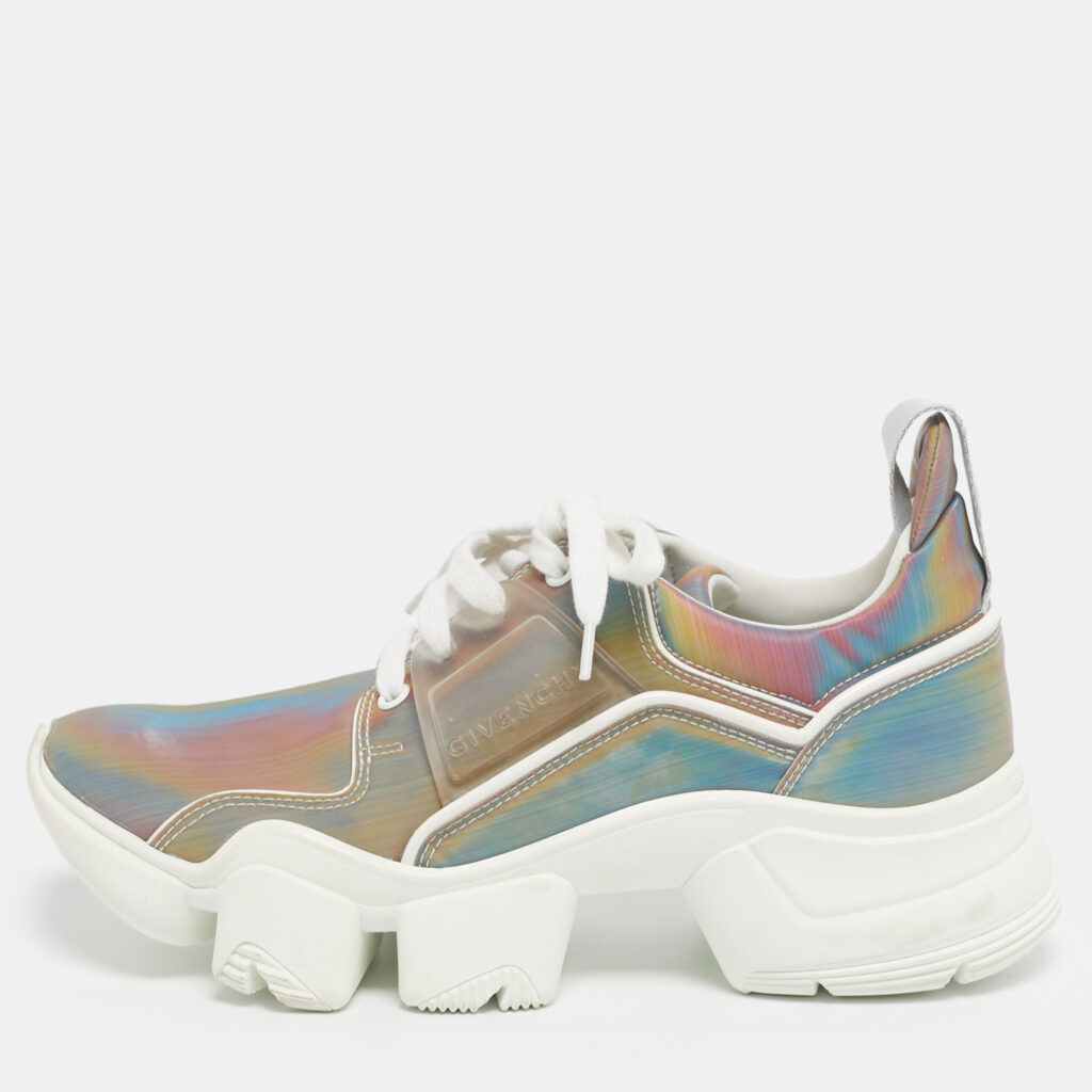 Givenchy Multicolor Polyurethane Jaw Low Top Sneakers Size 39 Givenchy Multicolor Polyurethane Jaw Low Top Sneakers Size 39