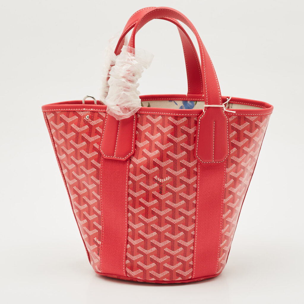Goyard Fuchsia Goyardine Coated Canvas and Leather Belharra PM Tote Goyard Fuchsia Goyardine Coated Canvas and Leather Belharra PM Tote