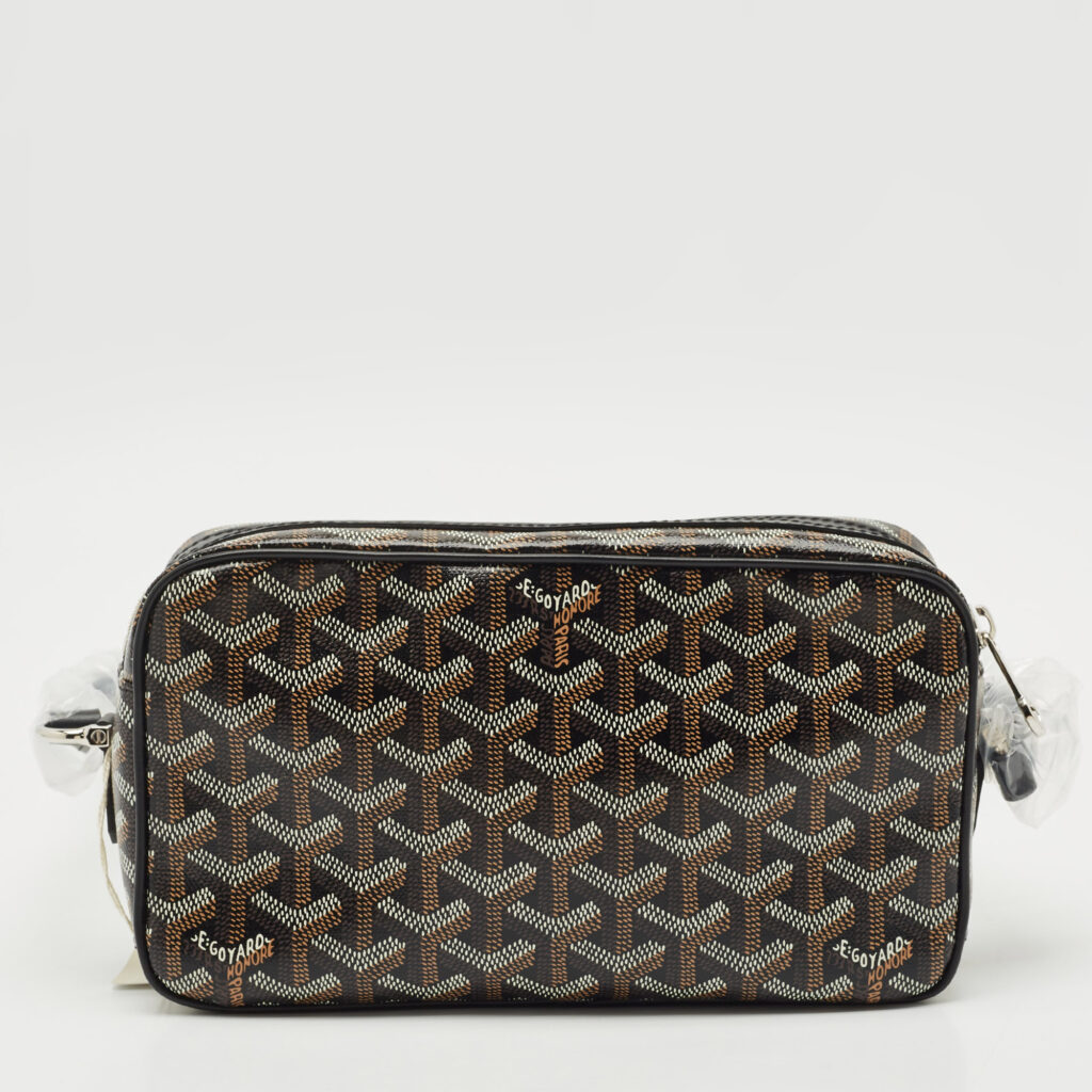 Goyard Black Goyardine Coated Canvas and Leather Cap Vert PM Crossbody Bag Goyard Black Goyardine Coated Canvas and Leather Cap Vert PM Crossbody Bag