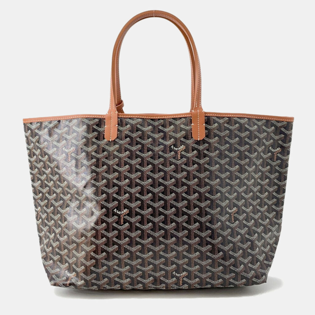 Goyard Saint Louis Black/Natural Pvc Leather Size Pm Goyard Saint Louis Black/Natural Pvc Leather Size Pm
