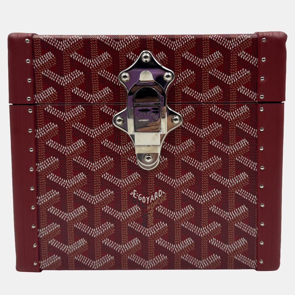 GOYARD PAPILON red jewllery truck with mirror