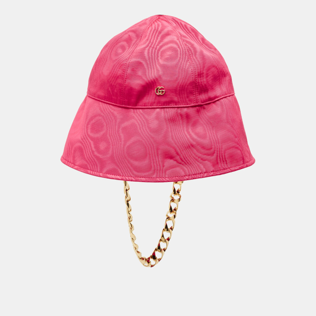 Gucci Pink Elevation Clock Bucket Hat M Gucci Pink Elevation Clock Bucket Hat M