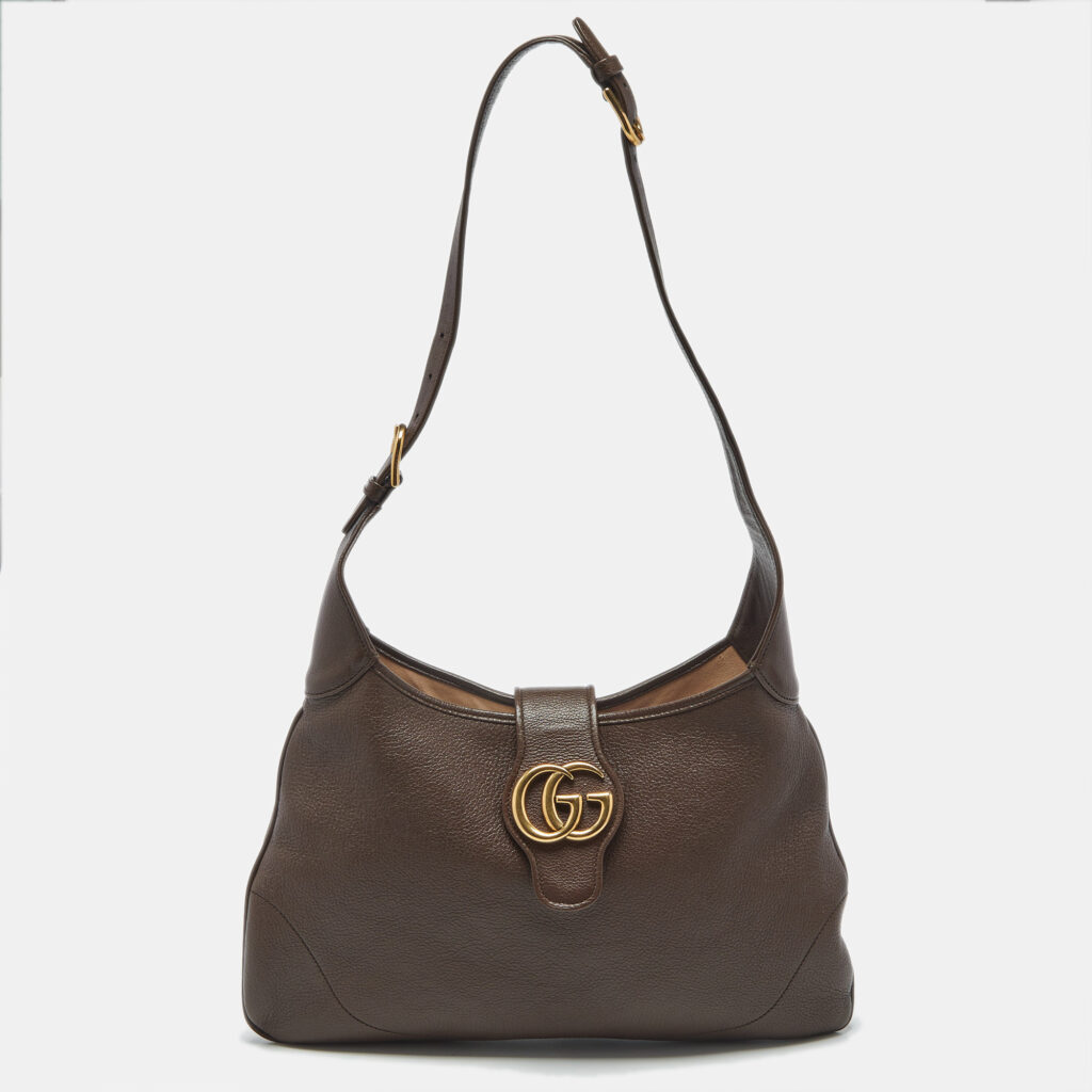 Gucci Brown Leather Medium Aphrodite Hobo Gucci Brown Leather Medium Aphrodite Hobo