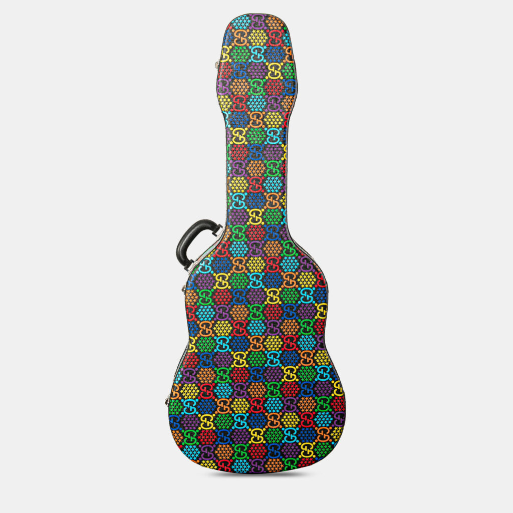 Gucci GG Supreme Psychedelic Guitar Case Gucci GG Supreme Psychedelic Guitar Case