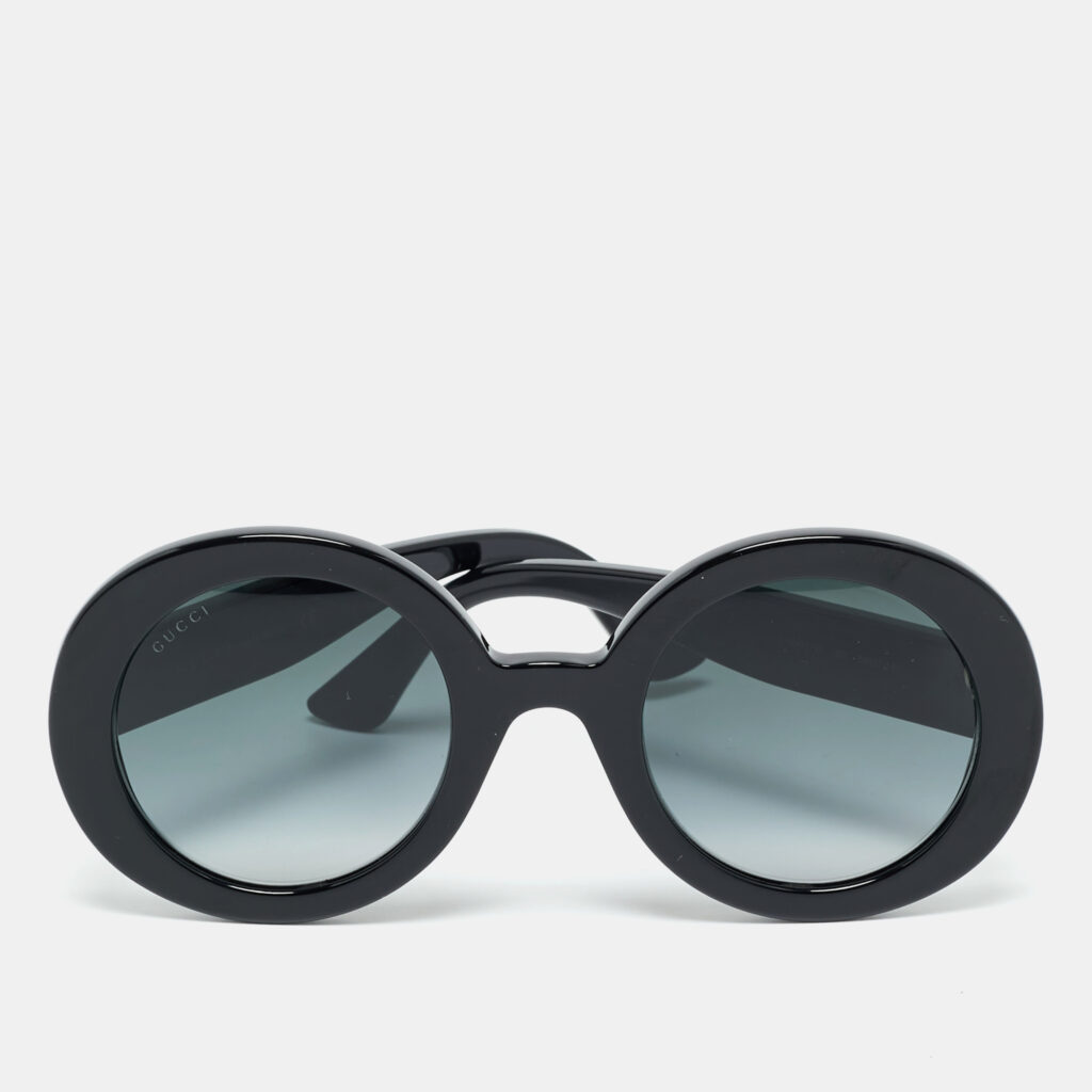 Gucci Black Gradient GG0319S Frame Round Sunglasses Gucci Black Gradient GG0319S Frame Round Sunglasses