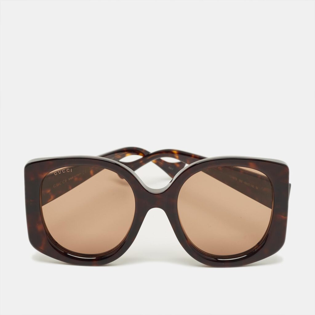 Gucci Brown Gradient GG1257S Interlocking G Oversized Sunglasses Gucci Brown Gradient GG1257S Interlocking G Oversized Sunglasses