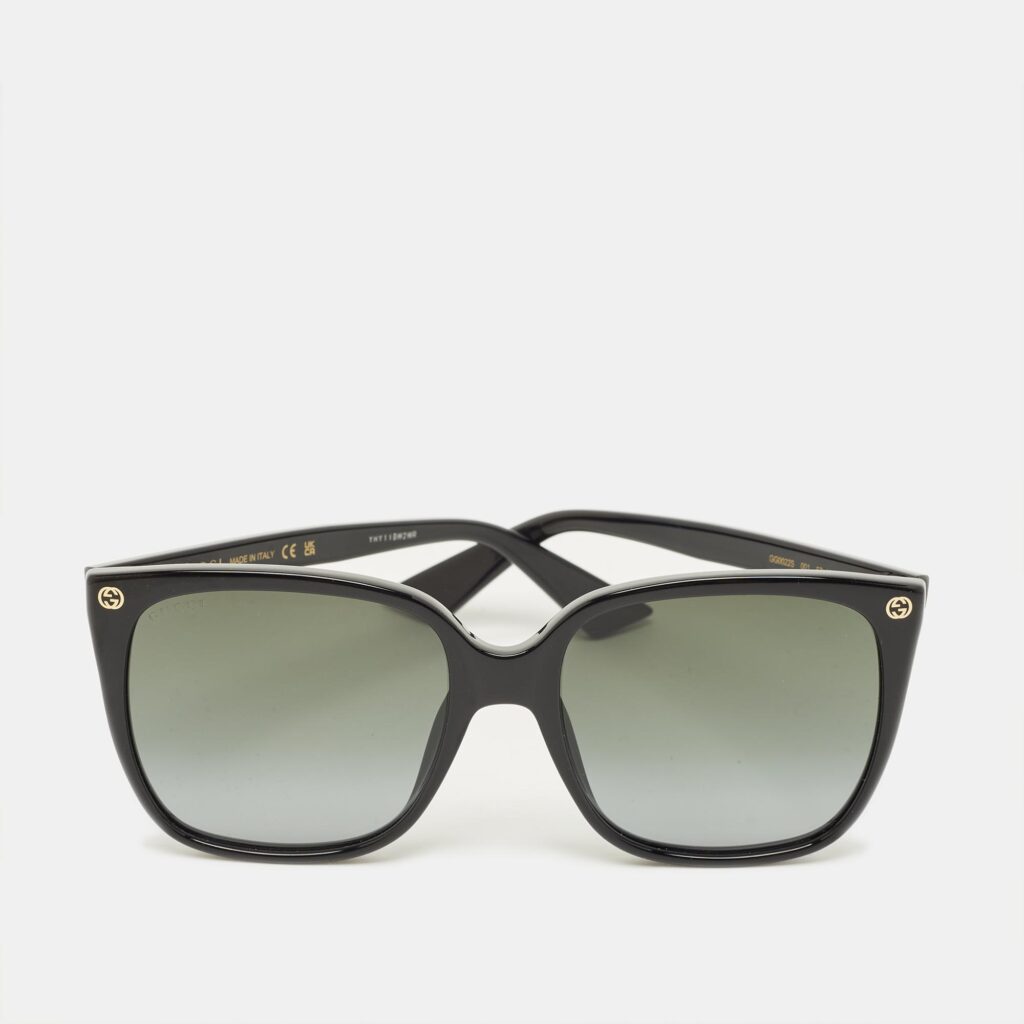 Gucci Black Gradient GG0022S Oversized Sunglasses Gucci Black Gradient GG0022S Oversized Sunglasses