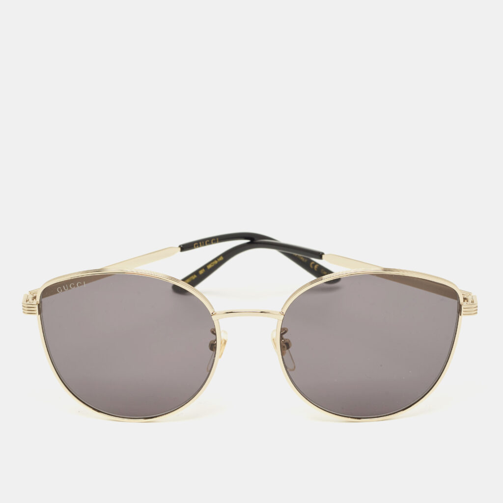 Gucci Black/Gold Tone GG0807SA Cat Eye Sunglasses Gucci Black/Gold Tone GG0807SA Cat Eye Sunglasses