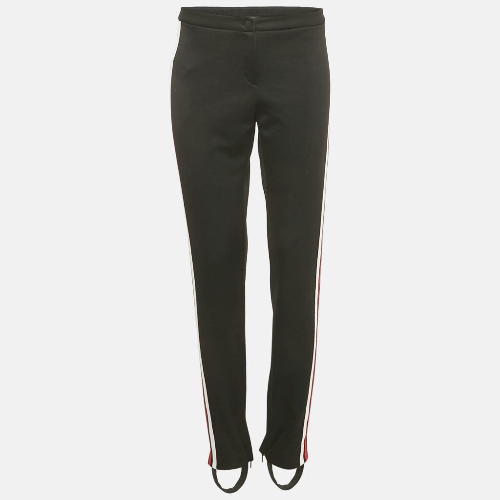 Gucci Black Jersey Web Tape Side Detail Pants XL Gucci Black Jersey Web Tape Side Detail Pants XL
