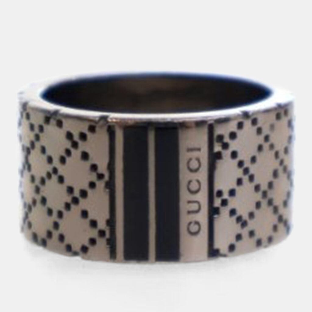Gucci Silver Ring Sz 21
