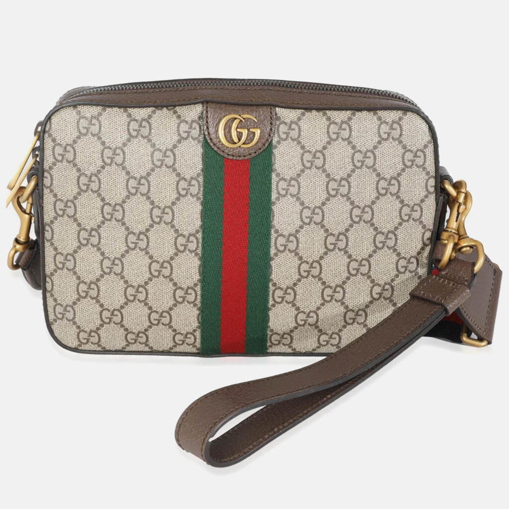 Gucci Beige GG Supreme Canvas Ophidia Crossbody Gucci Beige GG Supreme Canvas Ophidia Crossbody