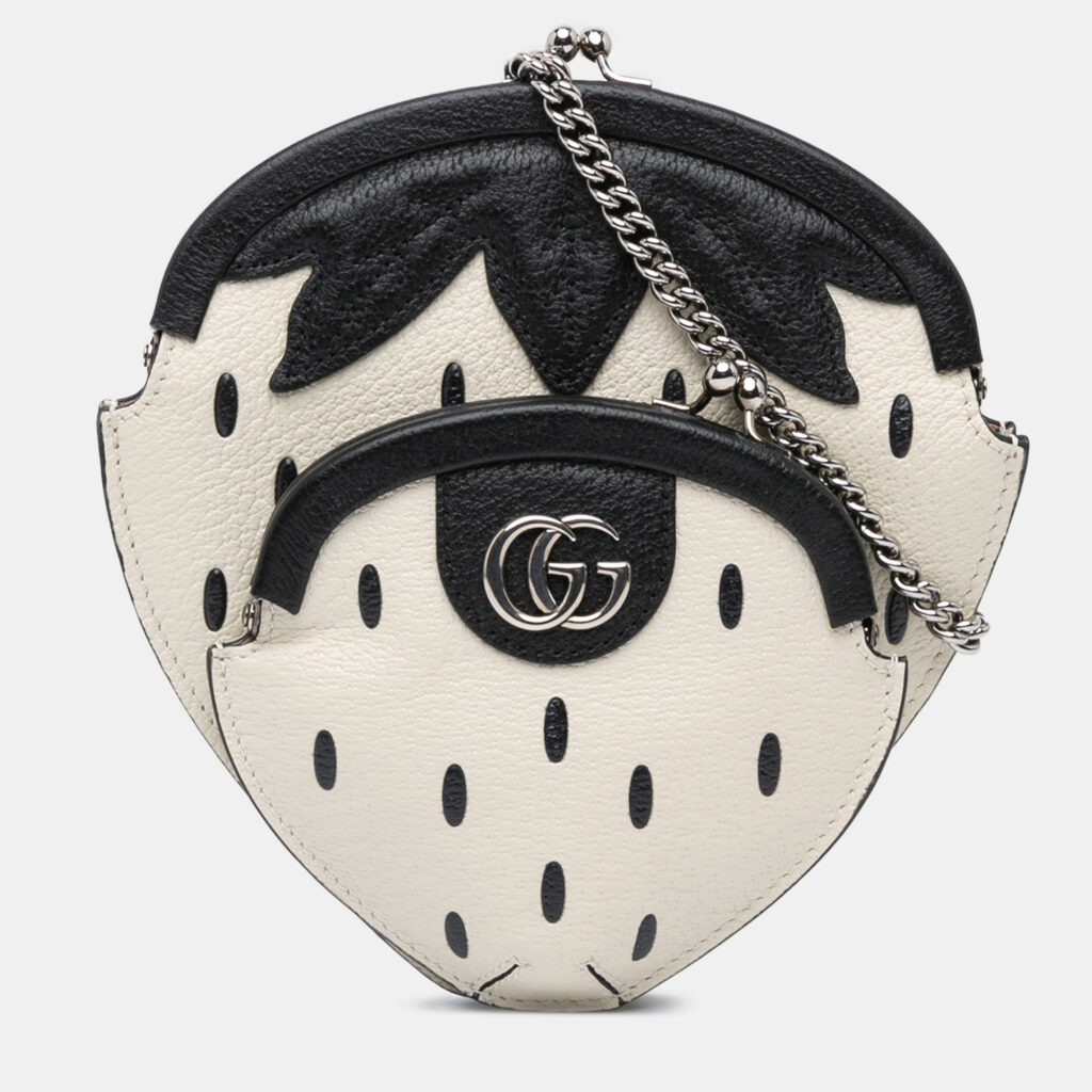 Gucci Leather Fruittini Strawberry Crossbody Bag Gucci Leather Fruittini Strawberry Crossbody Bag