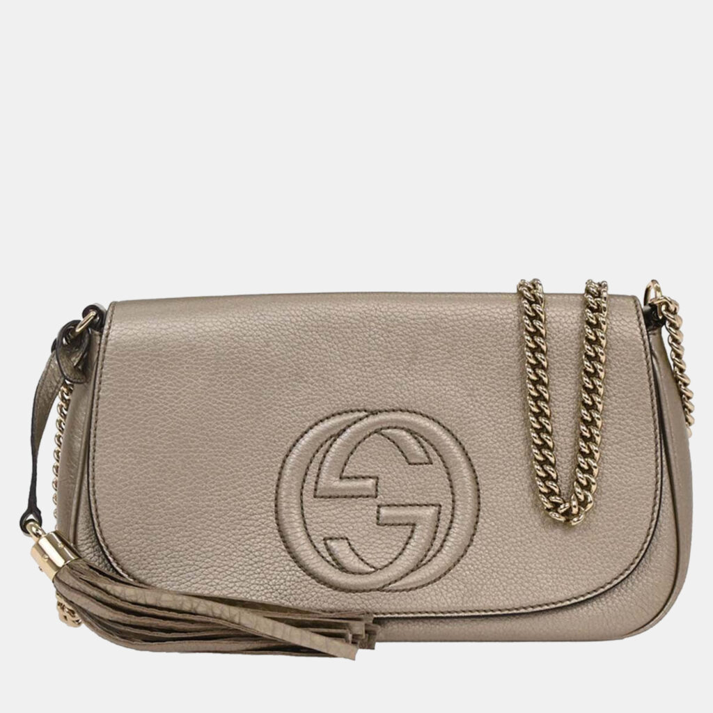 Gucci Gold Soho Chain Shoulder Bag Gucci Gold Soho Chain Shoulder Bag