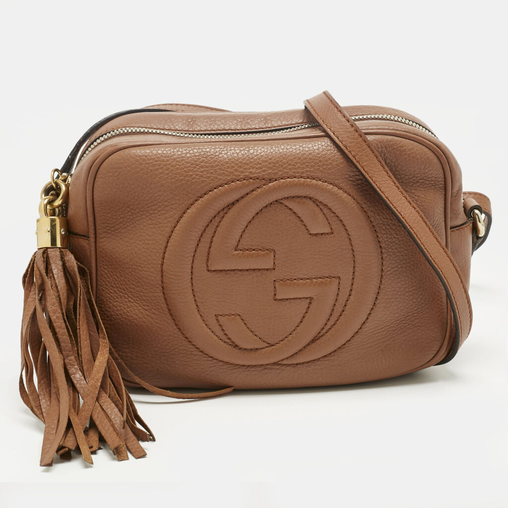 Gucci Brown Leather Soho Disco Camera Crossbody Bag Gucci Brown Leather Soho Disco Camera Crossbody Bag
