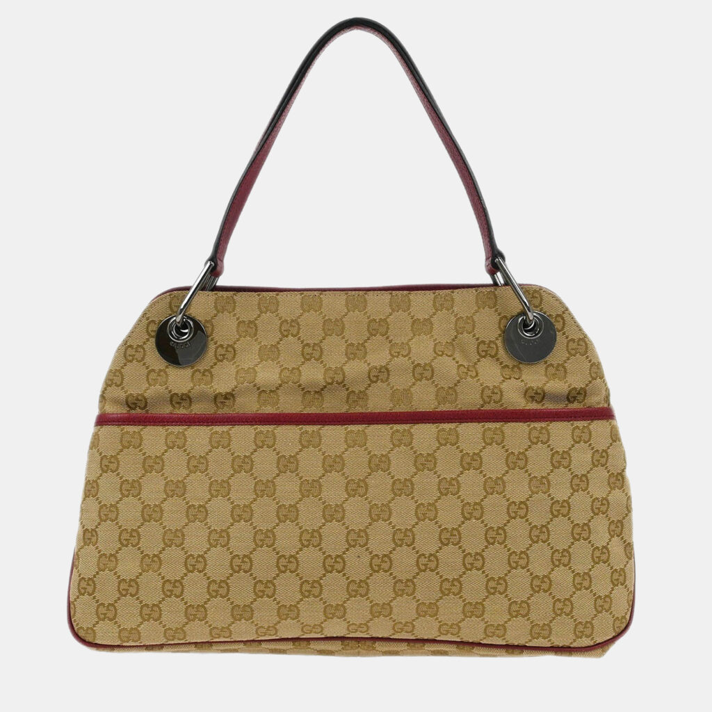 luxury-women-gucci-used-handbags-p1229485-006-1.jpg Gucci Beige Canvas GG Hobo Handbag