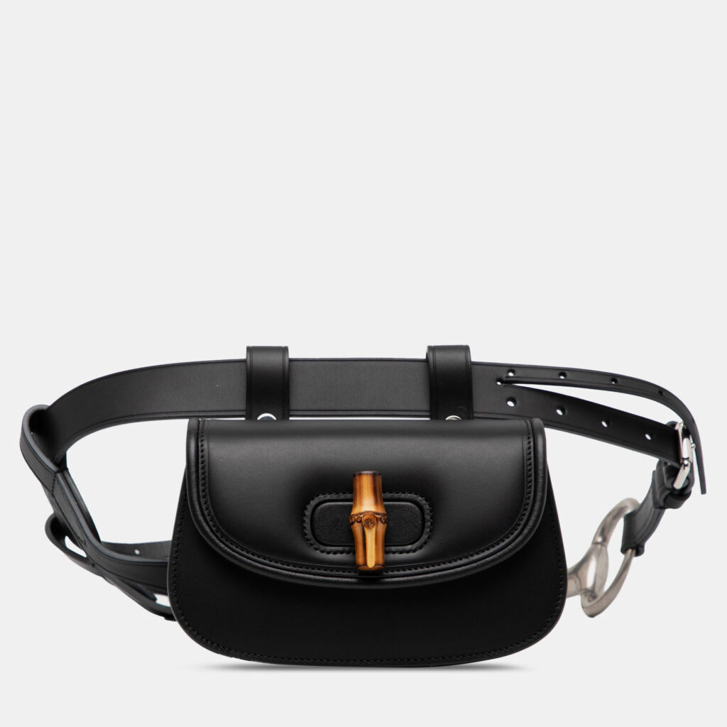 Gucci Mini Leather Bamboo 1947 Belt Bag Gucci Mini Leather Bamboo 1947 Belt Bag