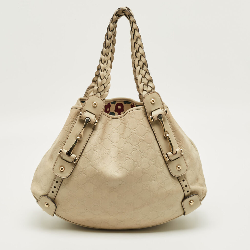Gucci Cream Guccissima Leather Pelham Bag Gucci Cream Guccissima Leather Pelham Bag