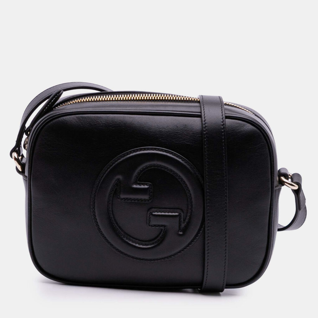 luxury-women-gucci-used-handbags-p1237191-009-1.jpg Gucci Black Small Leather Blondie Crossbody