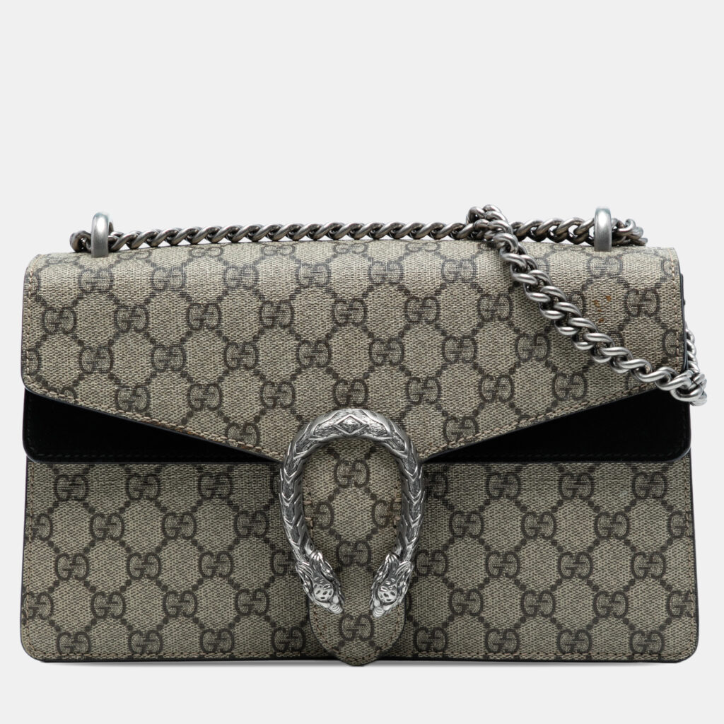 luxury-women-gucci-used-handbags-p1242443-003-1.jpg Gucci Beige Medium GG Supreme Dionysus Shoulder Bag