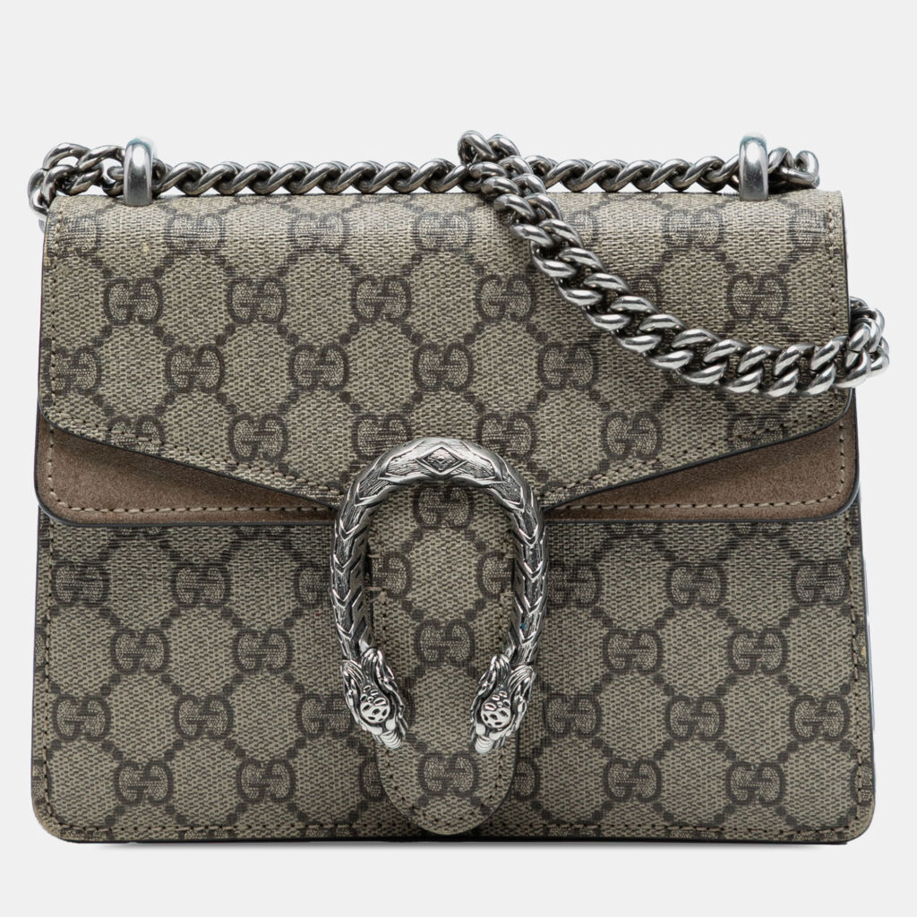 Gucci Brown Small GG Supreme Dionysus Crossbody Gucci Brown Small GG Supreme Dionysus Crossbody