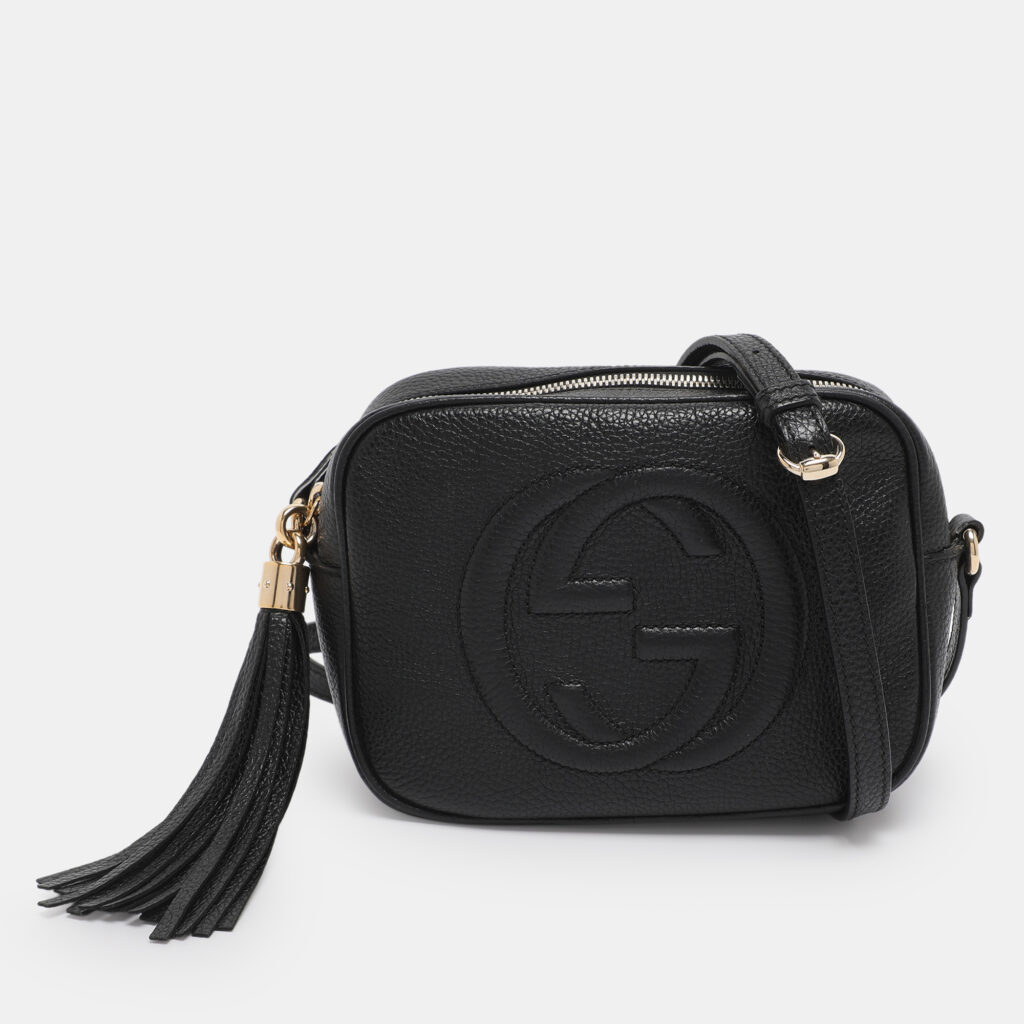 Gucci Soho Disco Small Black Leather Crossbody Bag