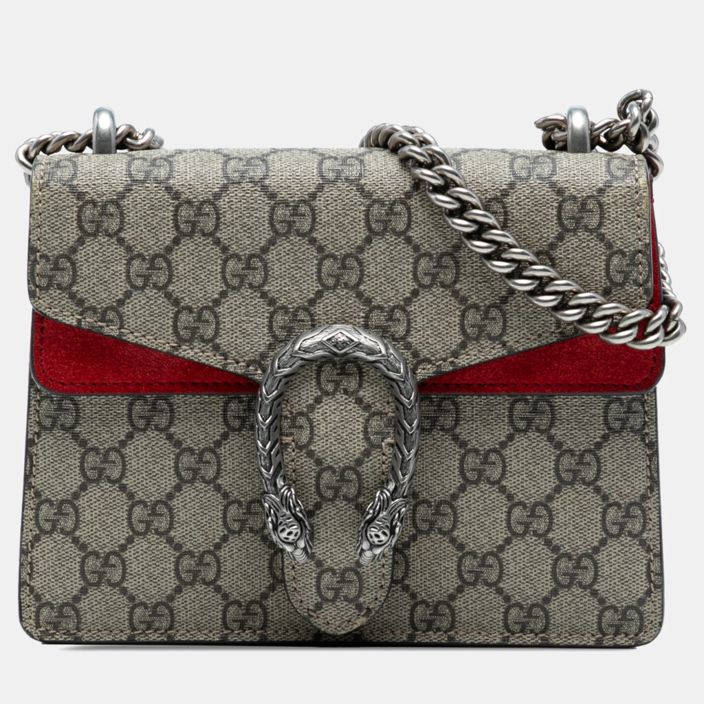 Gucci Beige Brown Small GG Supreme Dionysus Crossbody Gucci Beige Brown Small GG Supreme Dionysus Crossbody