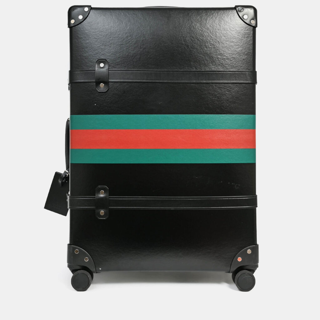 Gucci X Globe Trotter Black Web Suitcase 65 Gucci X Globe Trotter Black Web Suitcase 65