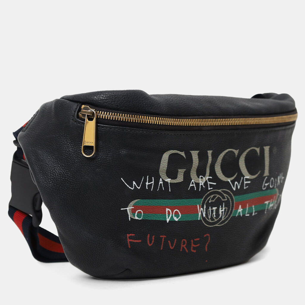 Gucci Black Leather Coco Captain Logo Belt Bag Gucci Black Leather Coco Captain Logo Belt Bag