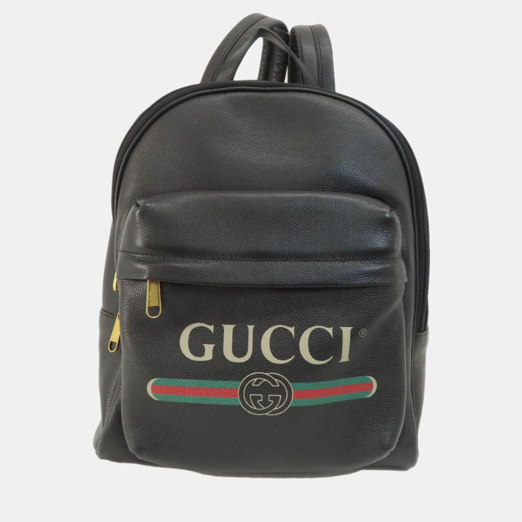 Gucci Printed Backpack Calf Leather