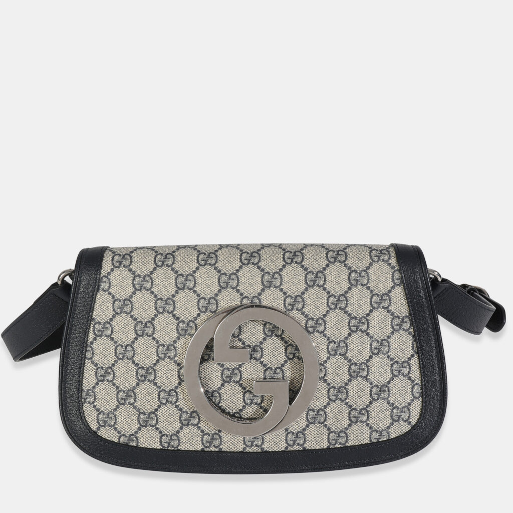 luxury-women-gucci-used-handbags-p1249744-008.jpg Gucci Beige Blue GG Supreme Canvas Blondie Shoulder Bag