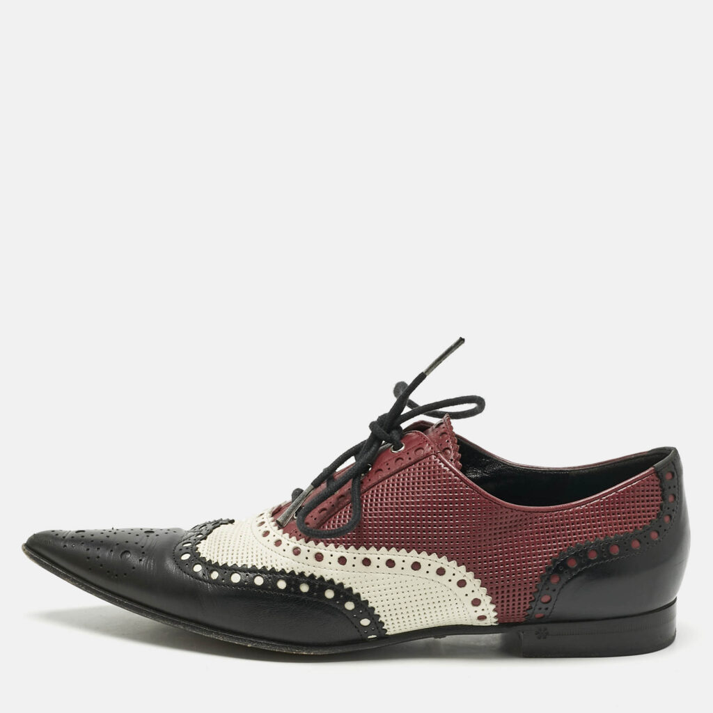 Gucci Burgundy Leather Lace Up Brogues Size 36 Gucci Burgundy Leather Lace Up Brogues Size 36