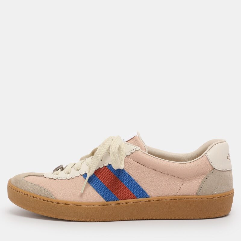 Gucci Multicolor Leather and Suede G74 Sneakers Size 39 Gucci Multicolor Leather and Suede G74 Sneakers Size 39