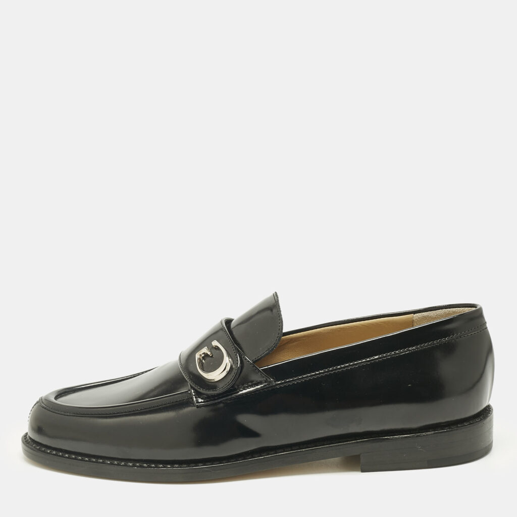 Gucci Black Leather Slip On Loafers Size 37 Gucci Black Leather Slip On Loafers Size 37
