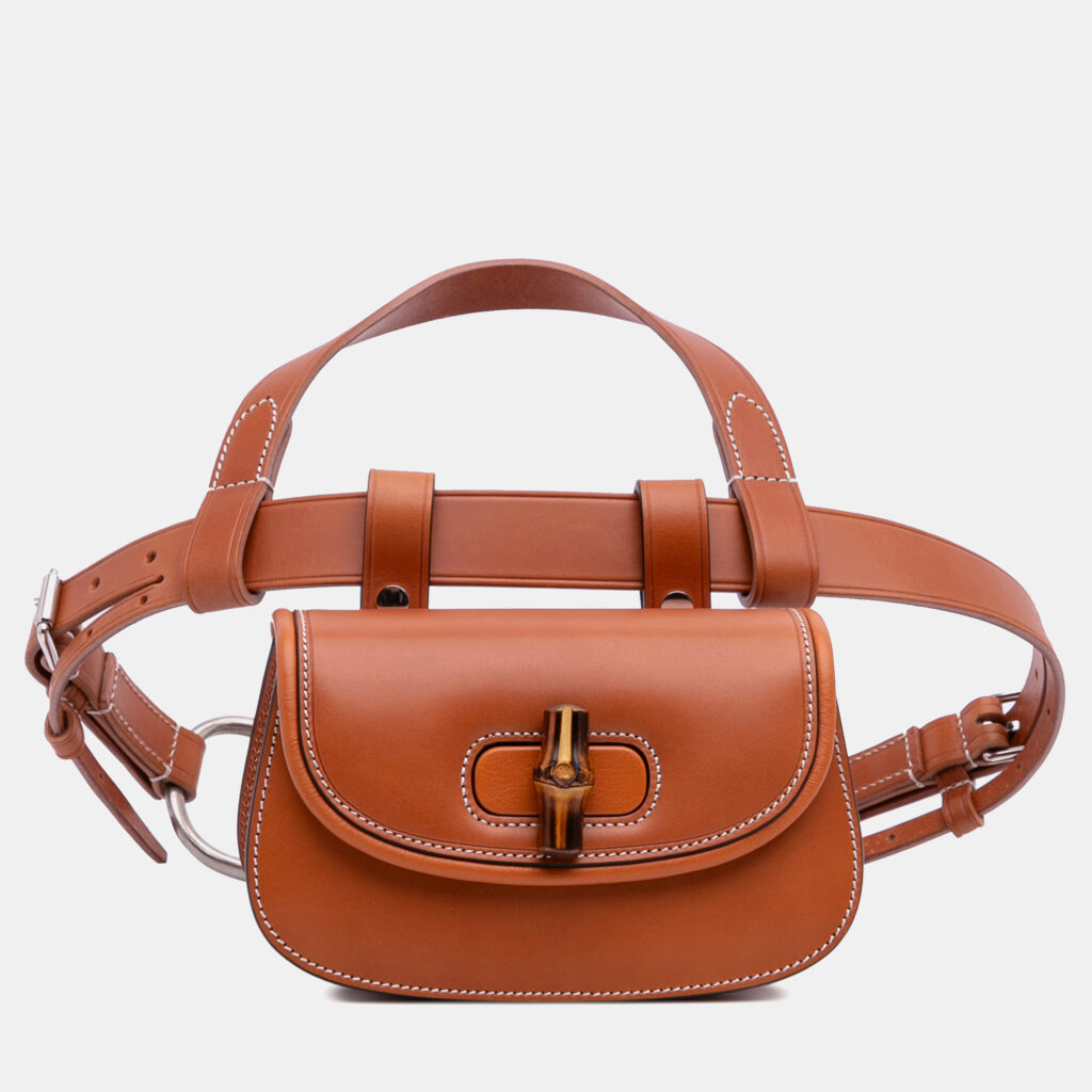 Gucci Mini Leather Bamboo 1947 Belt Bag Gucci Mini Leather Bamboo 1947 Belt Bag