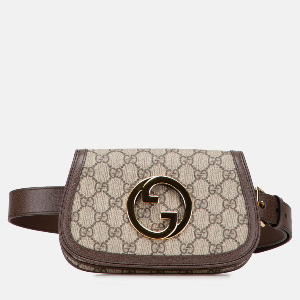 luxury-women-gucci-used-travel-p1212876-002-1.jpg Gucci Brown GG Supreme Blondie Belt Bag
