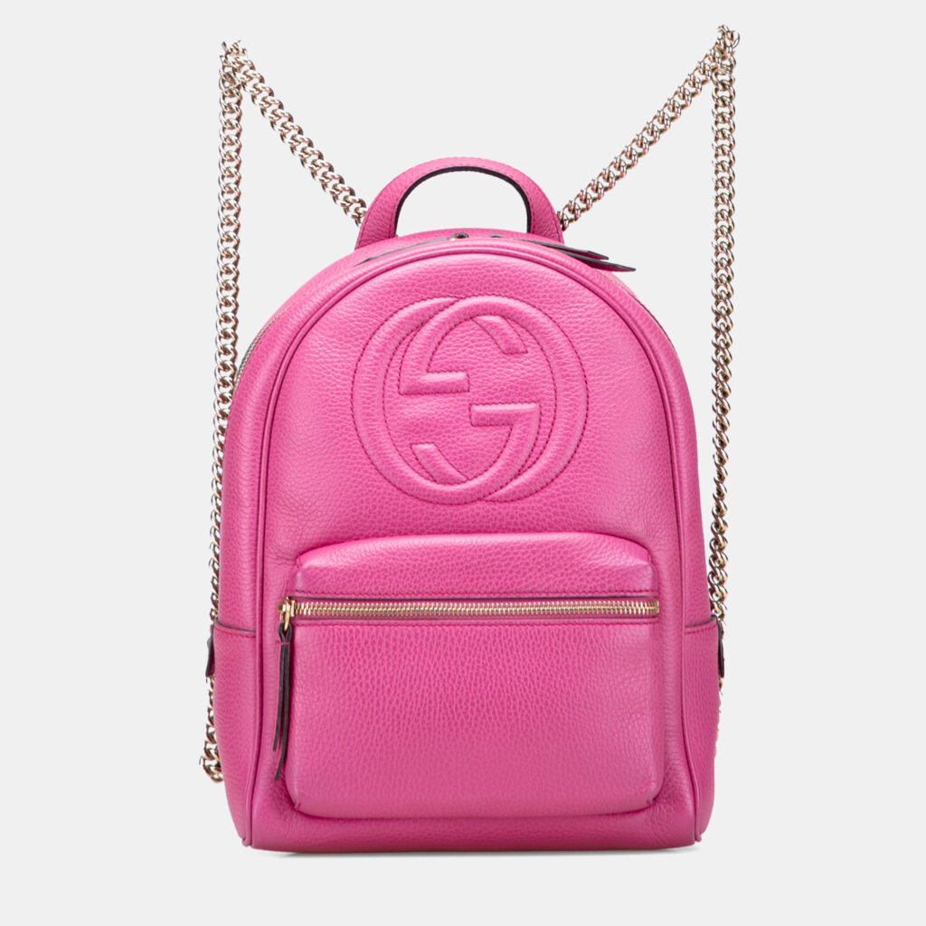 Gucci Leather Soho Backpack Gucci Leather Soho Backpack